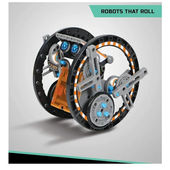 Discovery Kids #MINDBLOWN Solar Robot 12-in-1 Kit, 190-Piece STEM Creation Kit - Picture 4 of 10